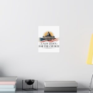 A New Dawn For The Church New Pope Leo XIV Poster