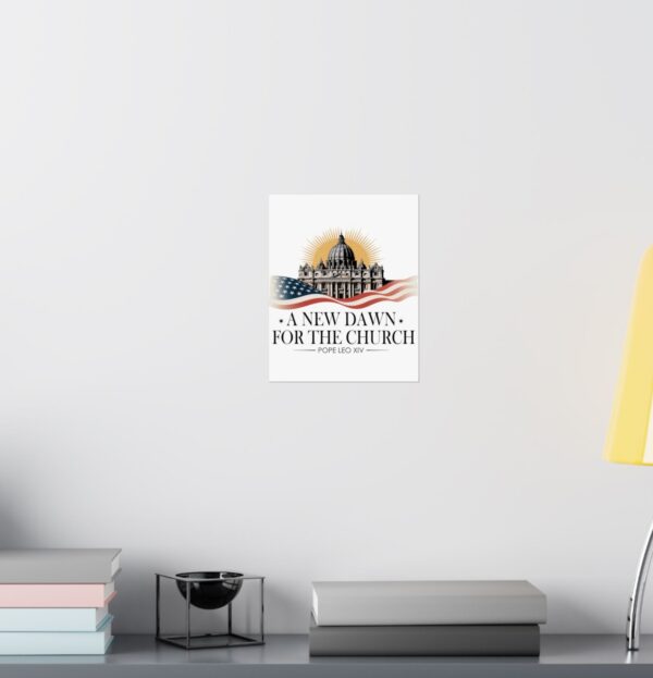 A New Dawn For The Church New Pope Leo XIV Poster