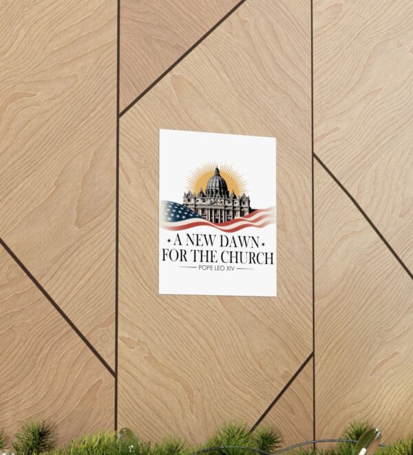 A New Dawn For The Church New Pope Leo XIV Poster
