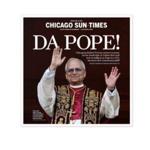 Da Pope! Front Page Vinyl Sticker