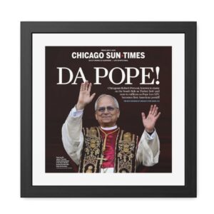 Da Pope! Home Page Framed Print Poster