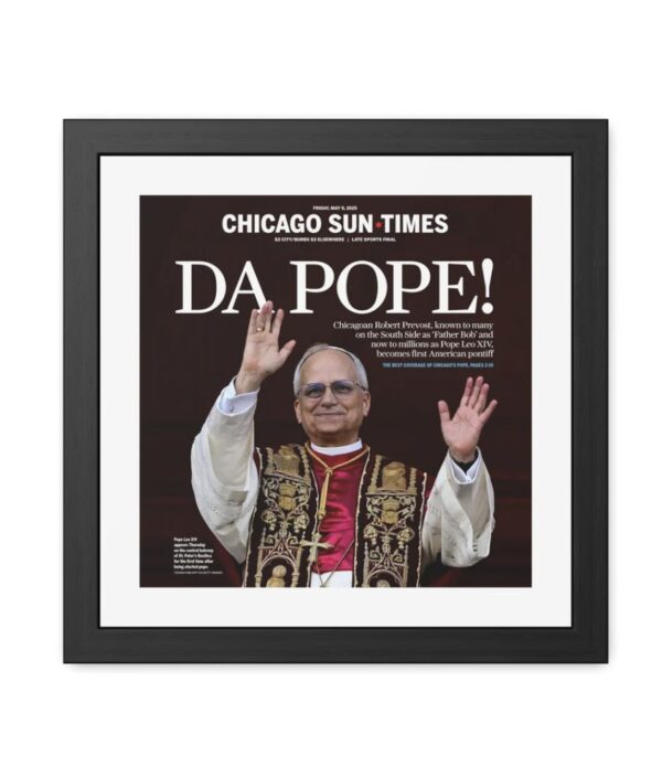 Da Pope! Home Page Framed Print Poster