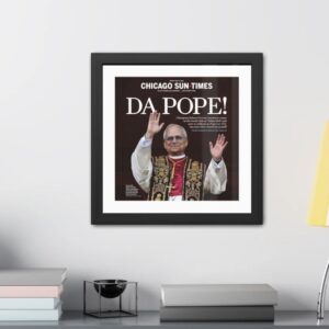 Da Pope! Home Page Framed Print Poster
