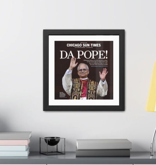 Da Pope! Home Page Framed Print Poster