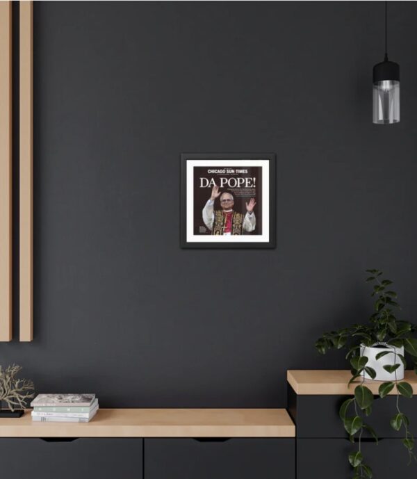 Da Pope! Home Page Framed Print Poster