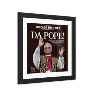 Da Pope! Home Page Framed Print Poster