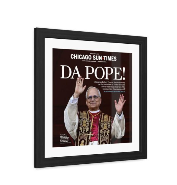 Da Pope! Home Page Framed Print Poster