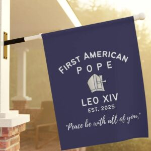 First American Pope Flag, Pope Leo XIV Flag