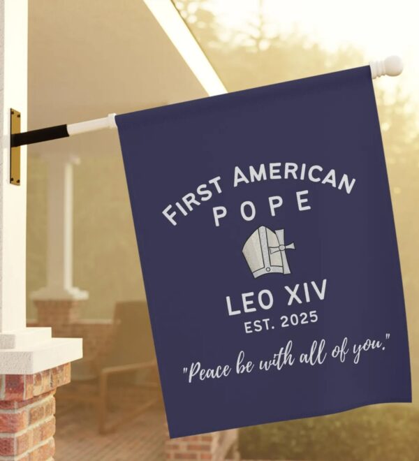 First American Pope Flag, Pope Leo XIV Flag
