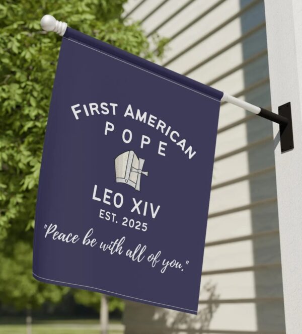 First American Pope Flag, Pope Leo XIV Flag