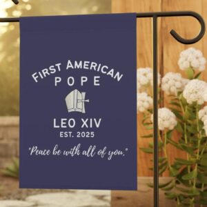 First American Pope Flag, Pope Leo XIV Flag