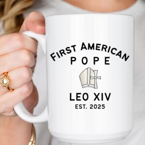 First American Pope Mug, Pope Leo XIV Coffee Cup