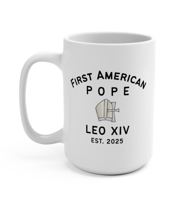 First American Pope Mug, Pope Leo XIV Coffee Cup