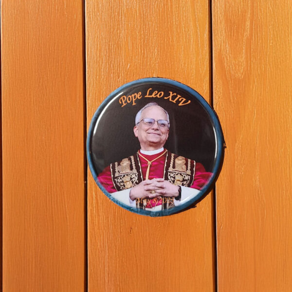 New Pope Leo XIV Pin or Magnet, Commemorative Keepsake Honoring Pope Leo XIV