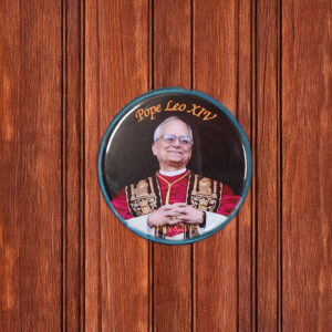 New Pope Leo XIV Pin or Magnet, Commemorative Keepsake Honoring Pope Leo XIV