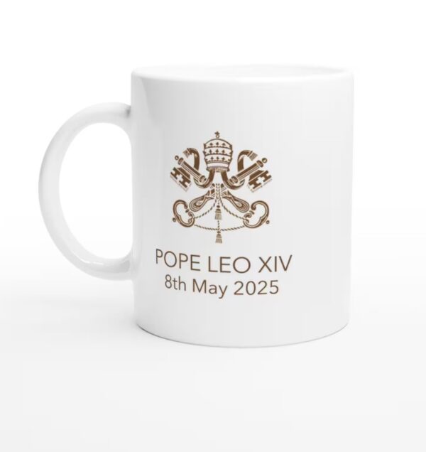 POPE LEO XIV - 11oz Ceramic Mug Ceramic White