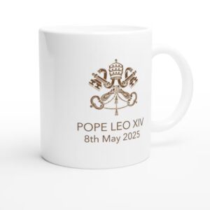 POPE LEO XIV - 11oz Ceramic Mug Ceramic White