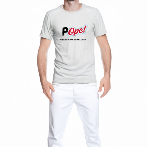 Pope Leo Bar Crawl 2025 T-Shirt