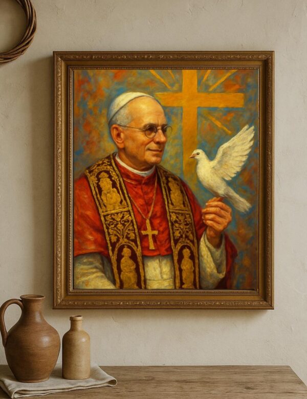 Pope Leo XIV Christian Poster