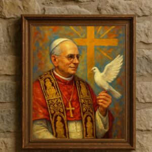 Pope Leo XIV Christian Poster