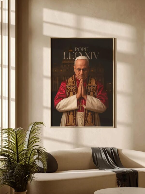 Pope Leo XIV, DIGITAL PRINT, Pope Robert Prevost Poster