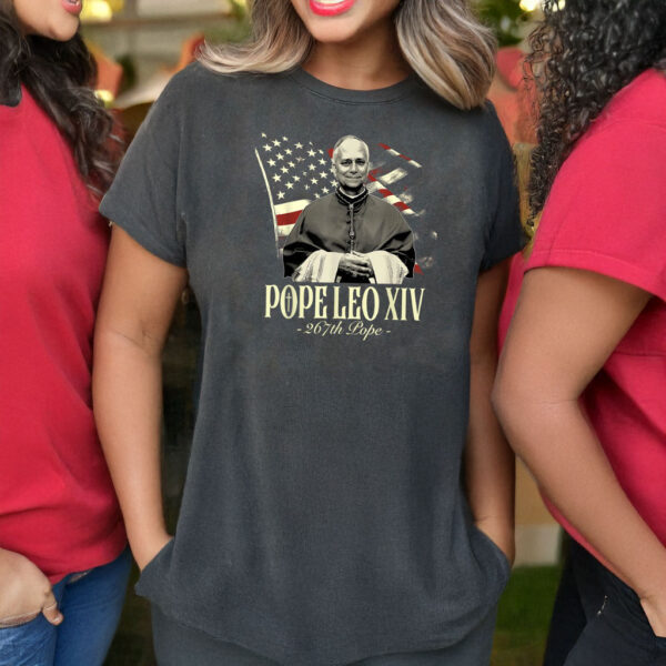 Pope Leo XIV First American Pope 267th T-Shirt
