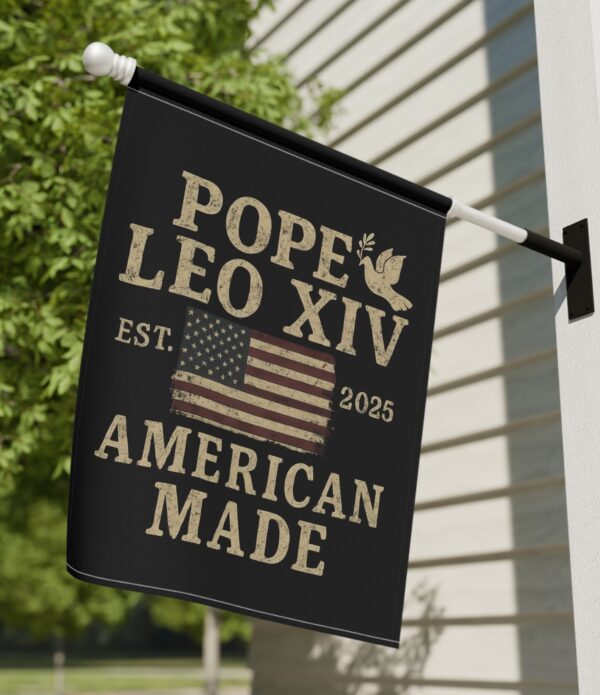 Pope Leo XIV First American Pope Flag