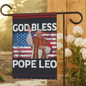 Pope Leo XIV Flag | Red White & Blue Catholic Flag