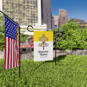 Pope Leo XIV Garden Flag