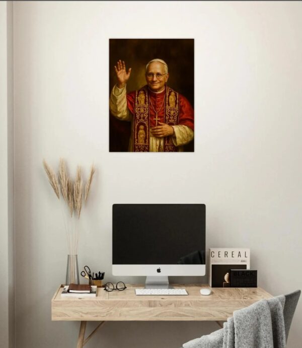 Pope Leo XIV Inspirational Poster