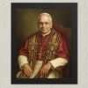 Pope Leo XIV Official Portrait | Seated Papal Painting of Cardinal Robert Prevost Poster