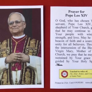 Pope Leo XIV Prayer Holy Cards 8 pcs 4.25” x 5.5”