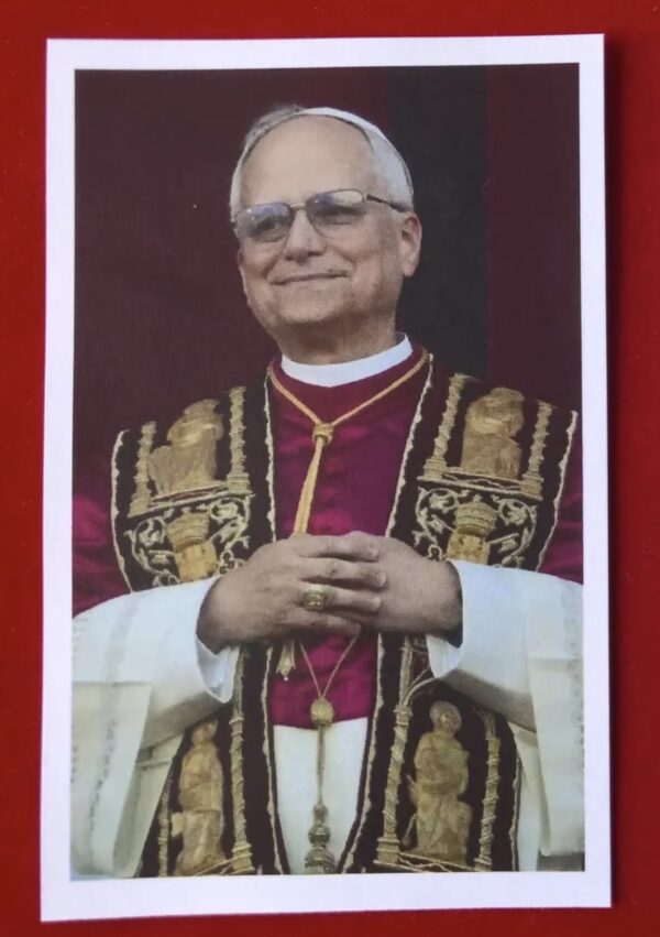 Pope Leo XIV Prayer Holy Cards 8 pcs 4.25” x 5.5”