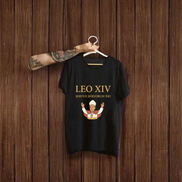 Pope Leo XIV, Servus Servorum Dei Papal Motto, Catholic Shirt