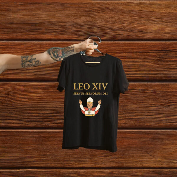 Pope Leo XIV, Servus Servorum Dei Papal Motto, Catholic Shirt