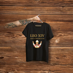 Pope Leo XIV, Servus Servorum Dei Papal Motto, Catholic Shirt