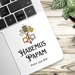 Pope Leo XIV Sticker, Habemus Papam Sticker