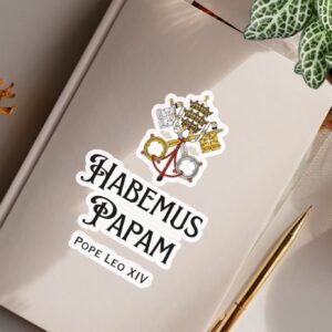 Pope Leo XIV Sticker, Habemus Papam Sticker