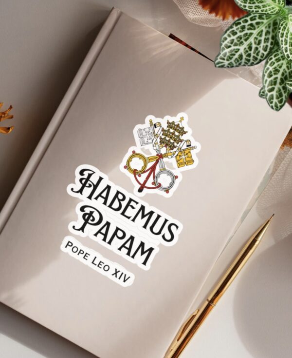Pope Leo XIV Sticker, Habemus Papam Sticker