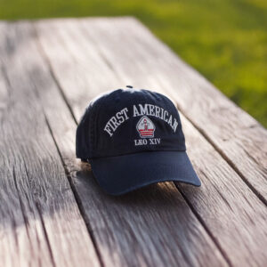 Pope Leo XIV Washed Hat, The First American Pope Cap