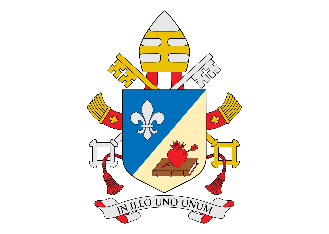 Coat of Arms of Pope Leo XIV T-Shirt
